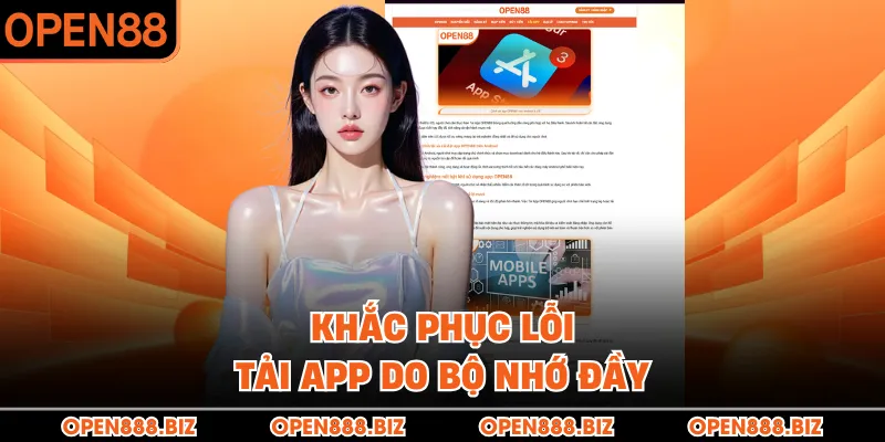 Khắc phục lỗi tải app do bộ nhớ đầy 